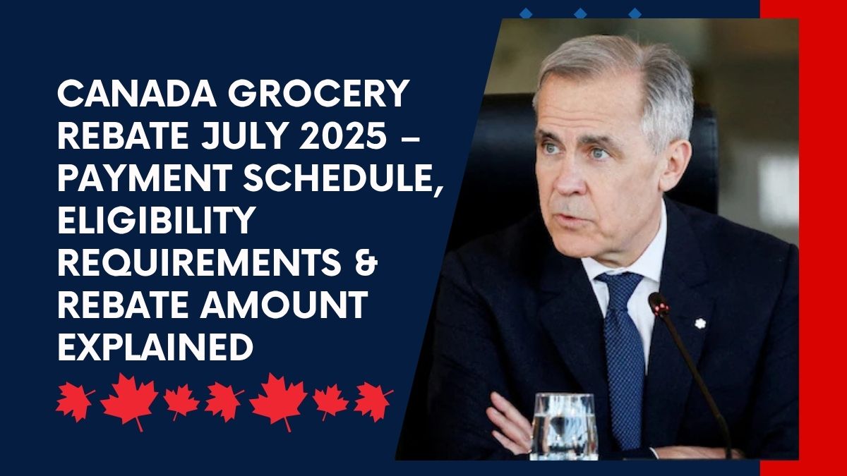 Canada Grocery Rebate July 2025 – Payment Schedule, Eligibility Requirements & Rebate Amount Explained